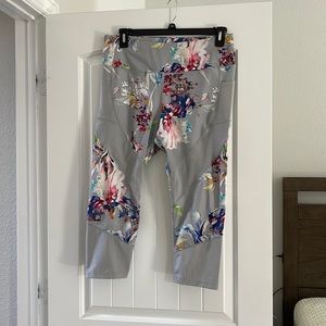 Floral activewear capris from Avia.